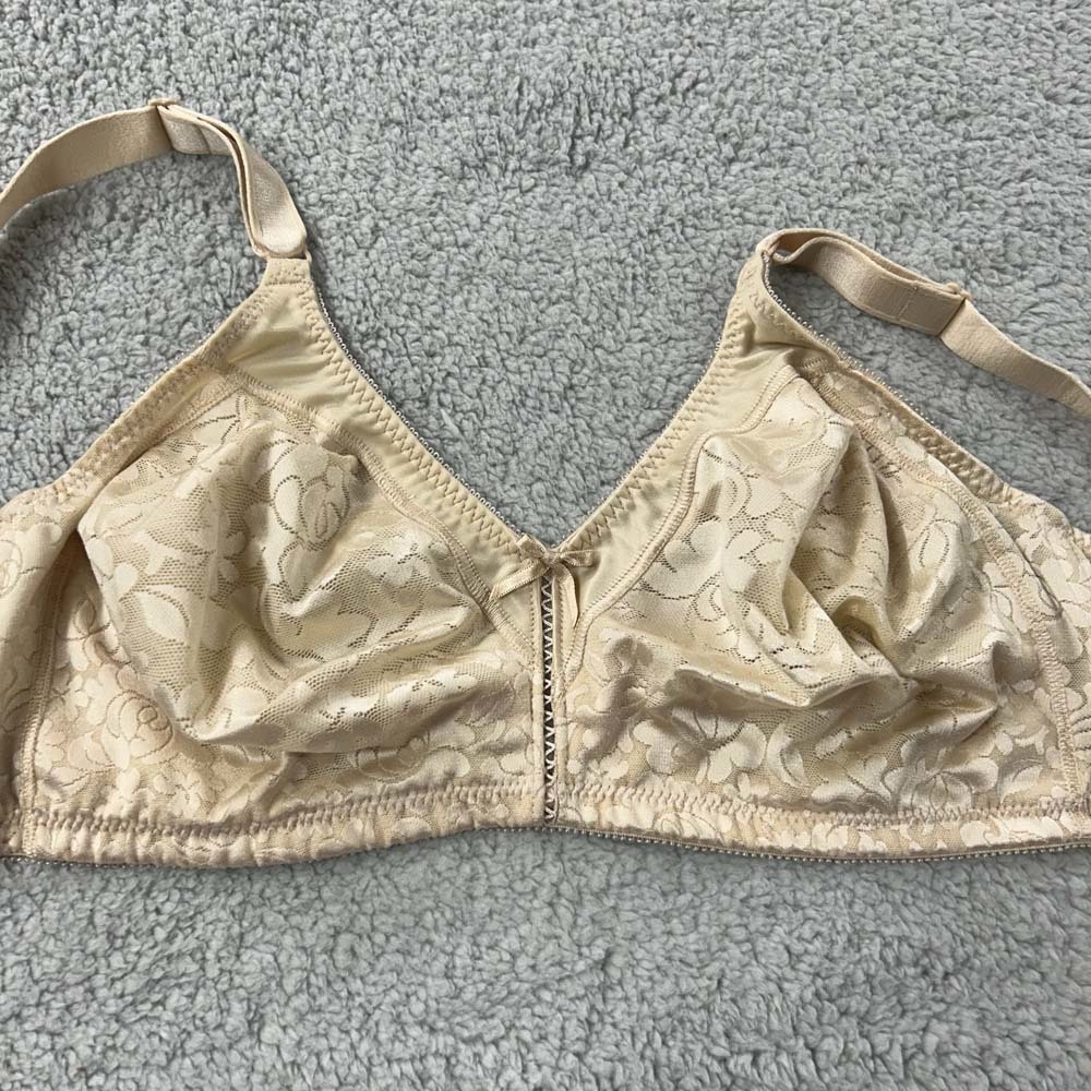 Bali Bra 38D T-Shirt Bra 3372   Double Support Satin